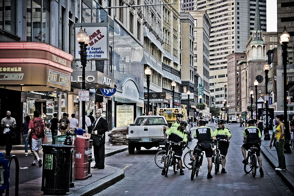 Cops in Boston