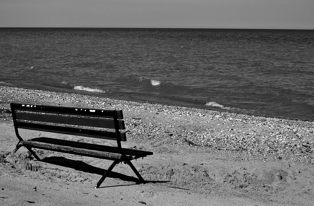 Melancholy on the beach