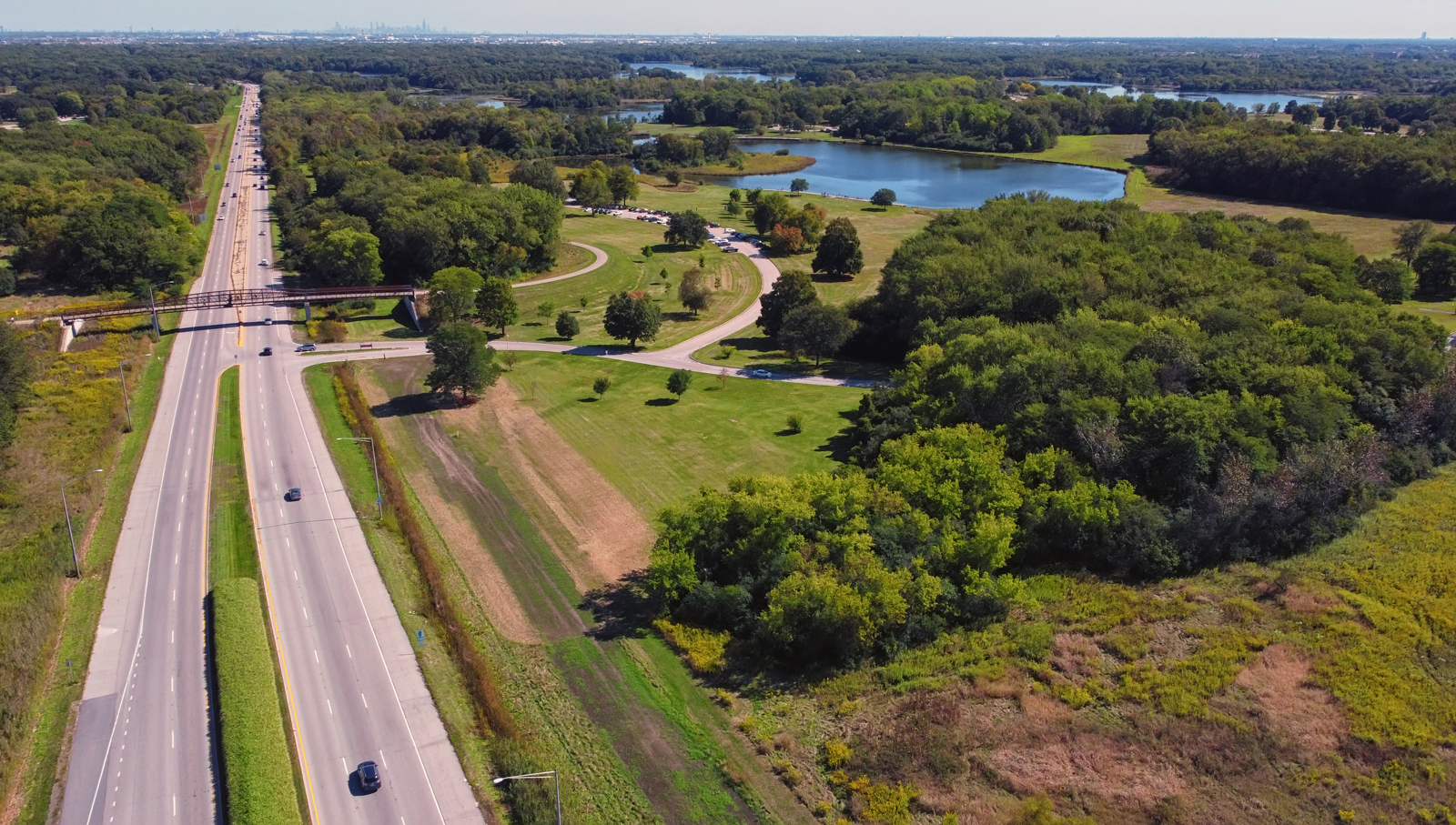 Busse Woods Forest Preserve in Elk Grove Village