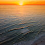 Beach Sunset from Above