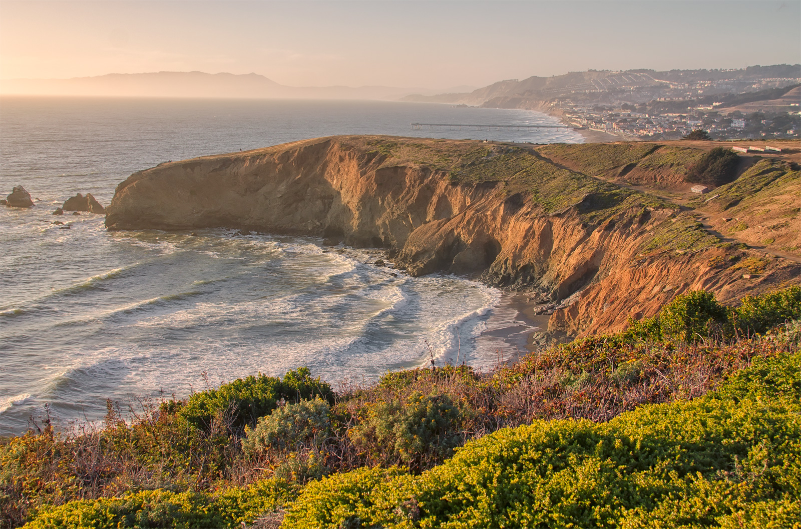 Foggy California Coast