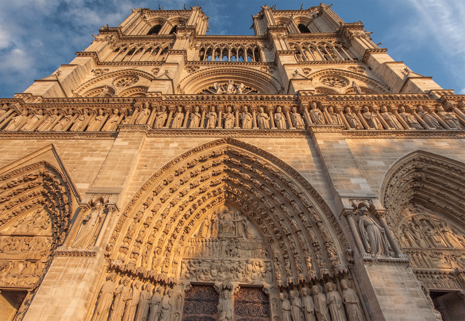 Notre Dame Front Entrance